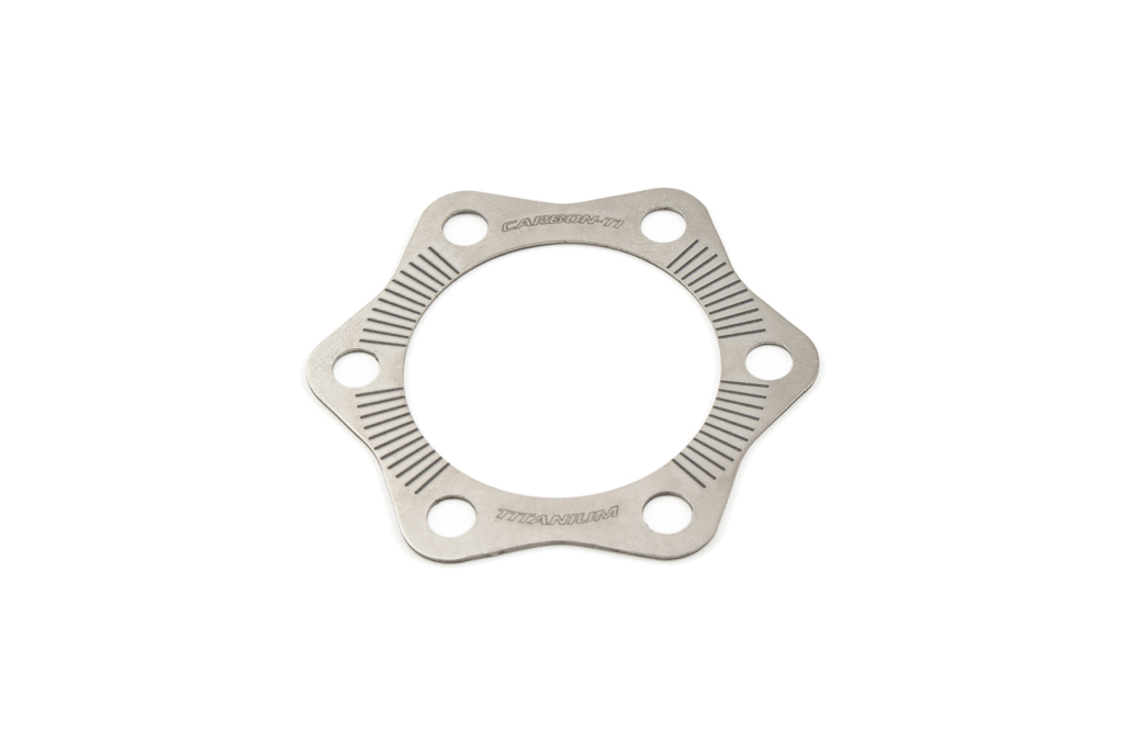 New X-Rotor SteelCarbon 3 Center Lock Titanium plate